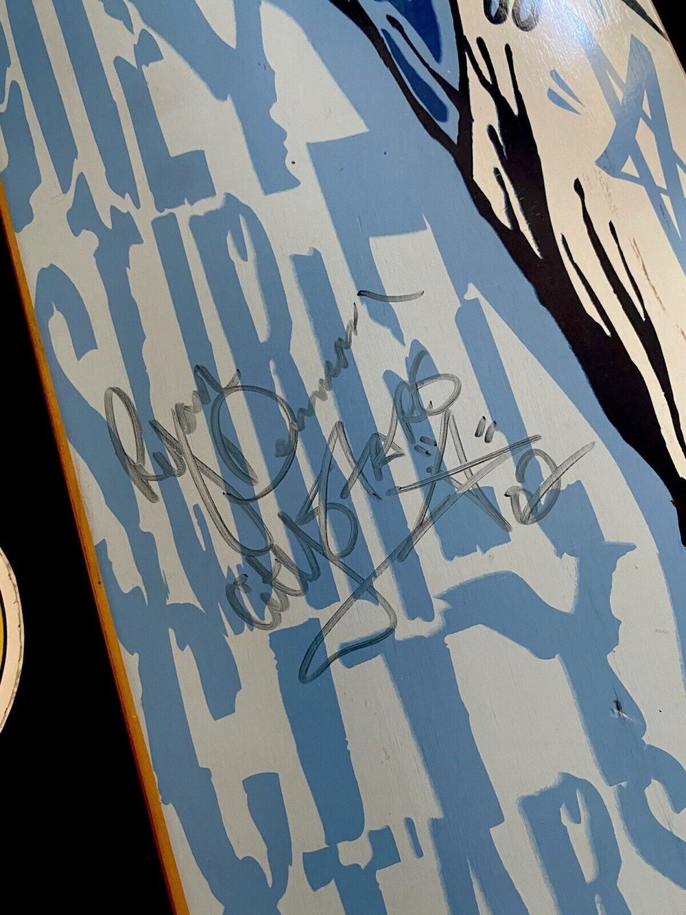 Signed Ryan Denman City Stars Autographed Skateboard Deck