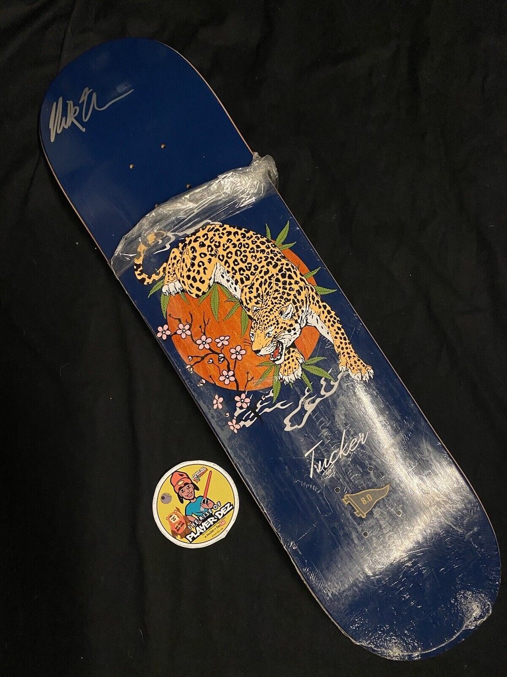 Signed Nick Tucker Primitive Autographed Skateboard Deck Jaguar Spirit Animal