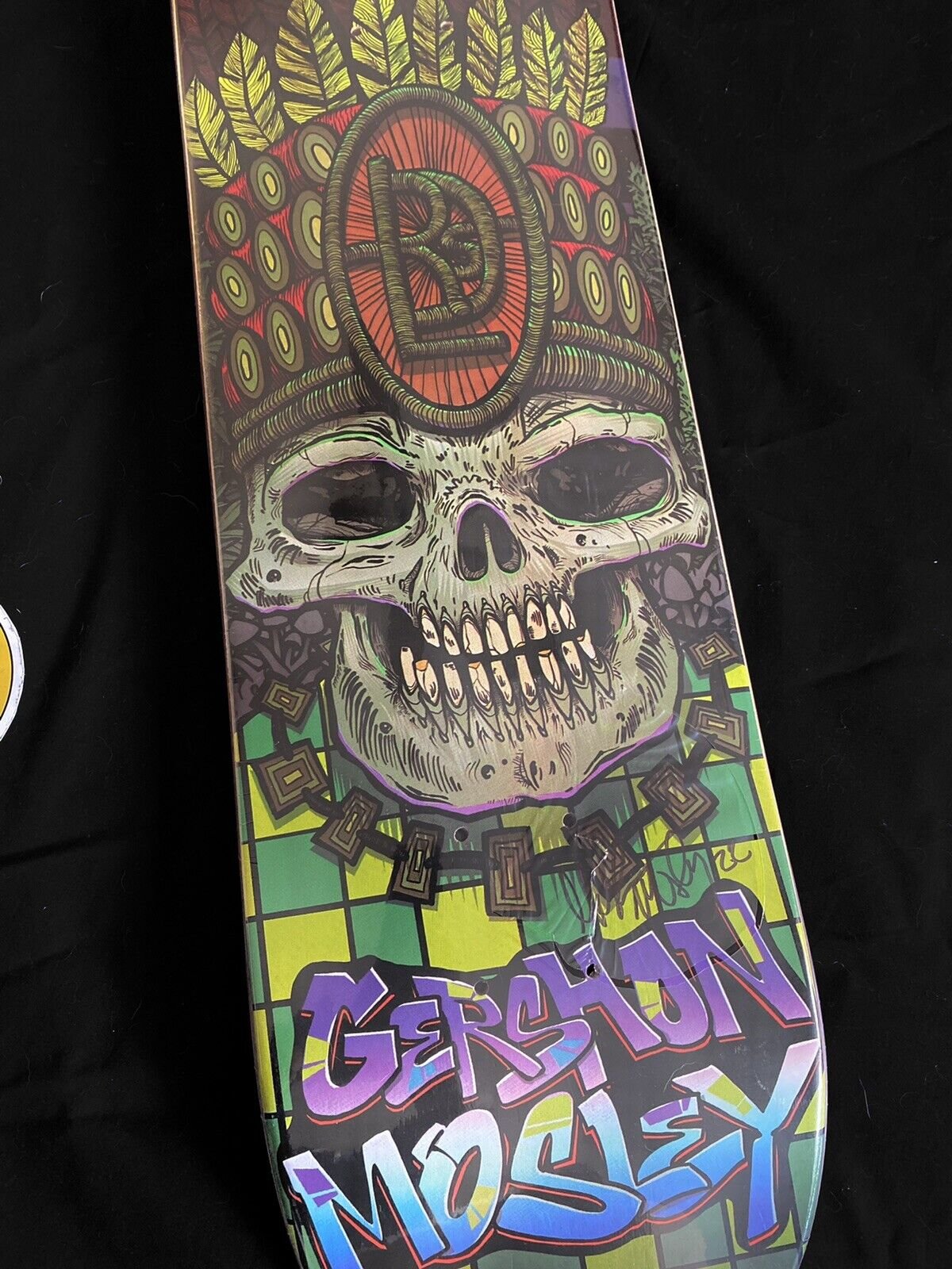 Signed Gershon Mosley LDRS Autographed Skateboard Deck