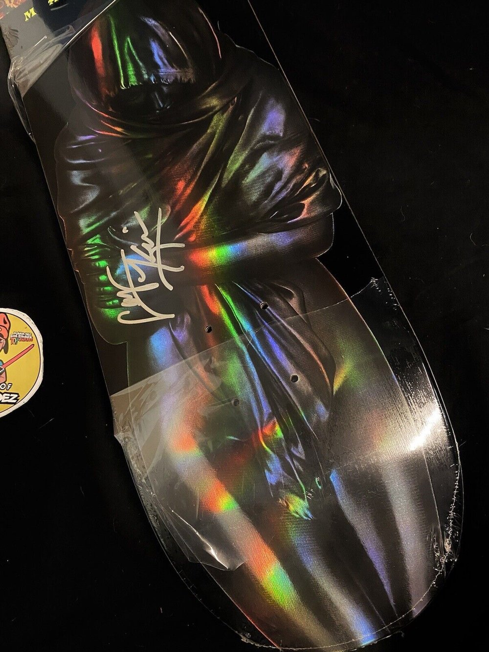 Signed Clay Kreiner Madness Autographed Skateboard Deck Shelter Impact Holofoil