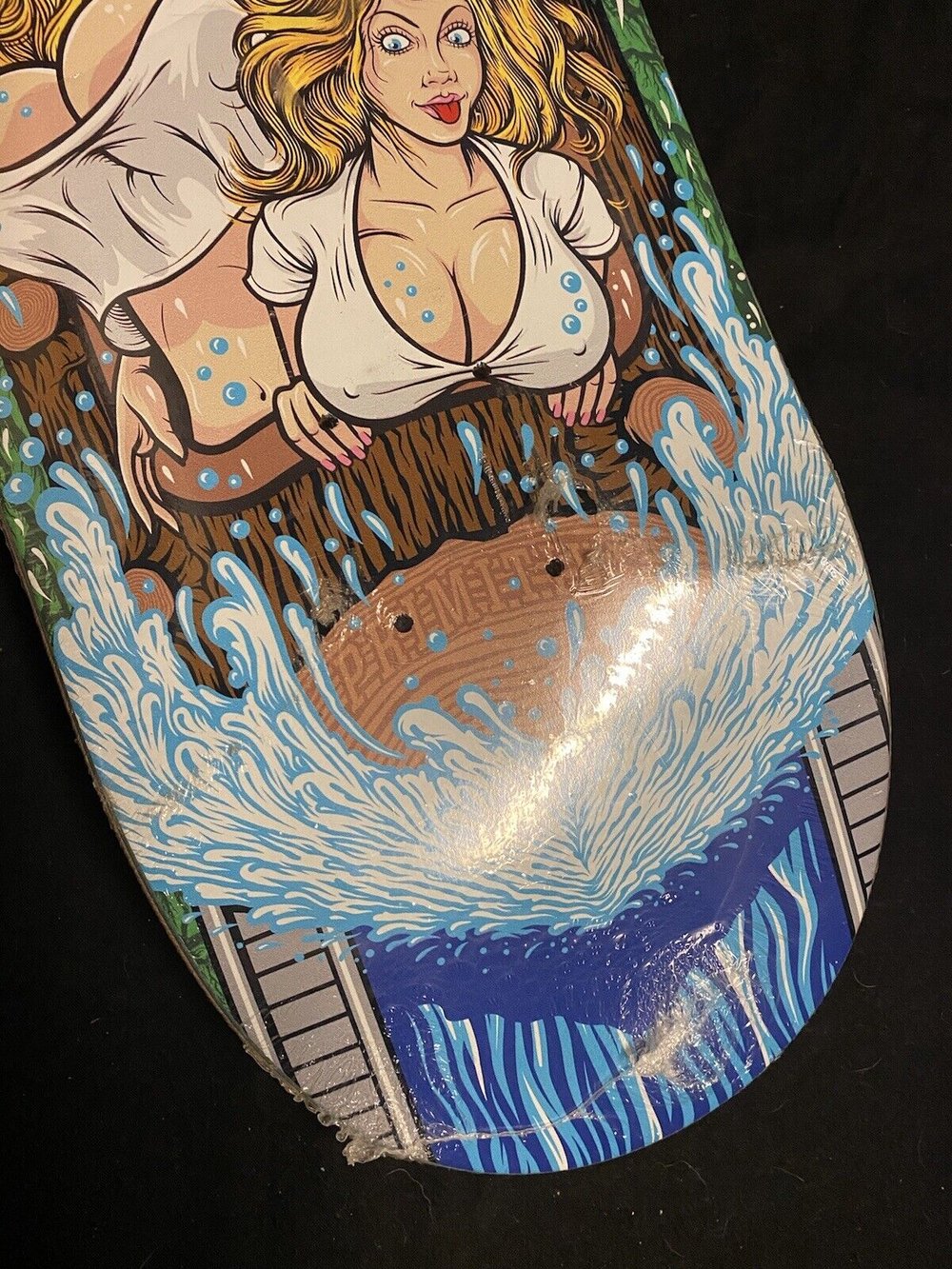 Signed Nick Tucker Debut Pro Primitive Autographed Skateboard Deck Splash Mountain