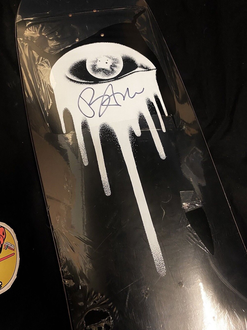 Signed Bam Margera Autographed Skateboard Deck Eye Am Him Limited Edition Pro Model