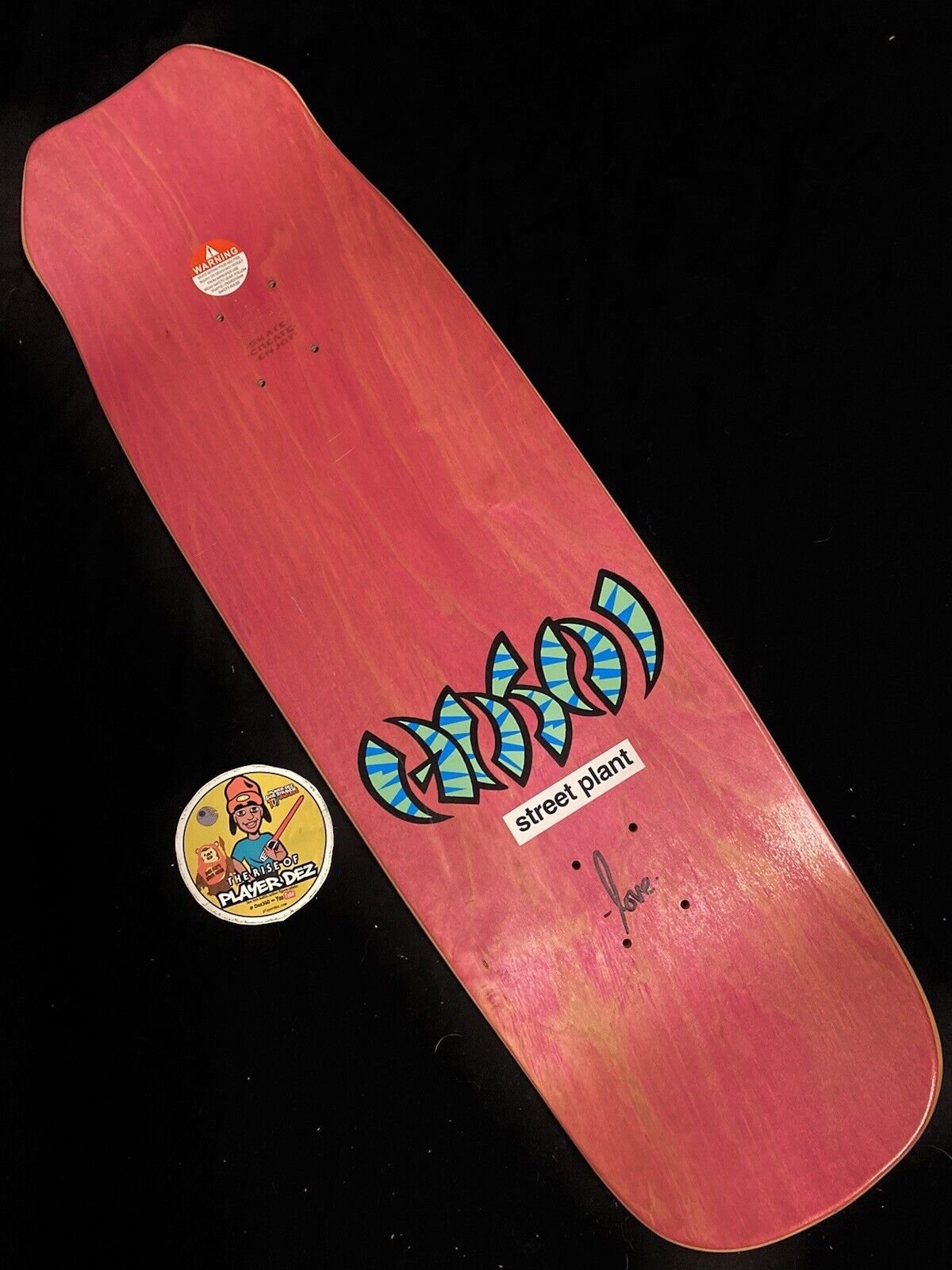 Signed Christian Hosoi Street Plant Mike Vallely Barnyard Autographed Skateboard Deck