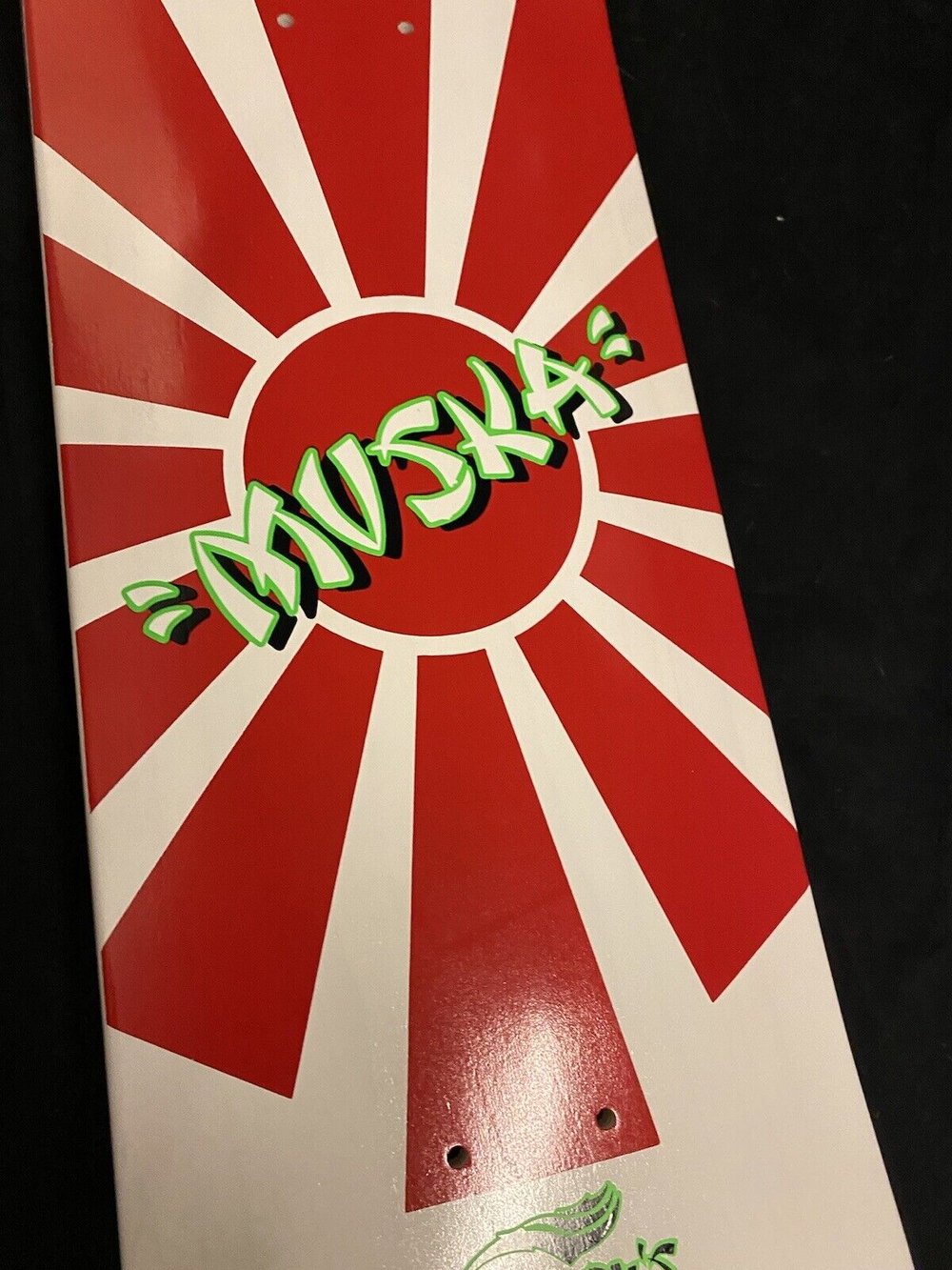 Signed Chad Muska Shorty’s Rising Sun Autographed Skateboard Deck 8.25”