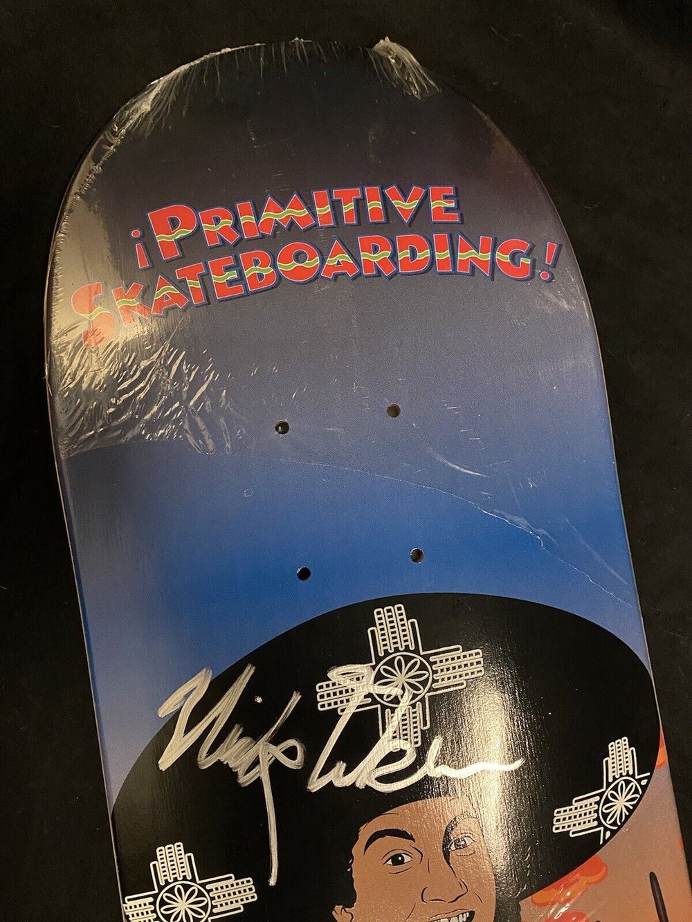 Signed Nick Tucker Primitive Autographed Skateboard Deck 3 Sombrero Amigos