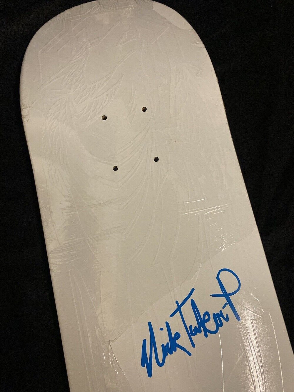 Signed Nick Tucker Push Primitive Autographed Skateboard Deck White Wolf Spirit Animal