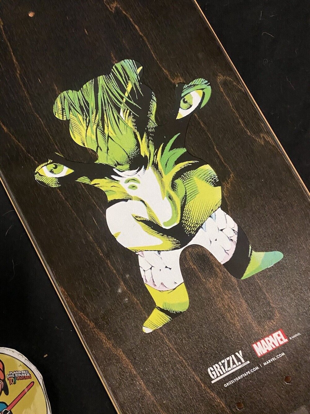 Signed Mark Appleyard Jeron Wilson Torey Pudwill Boo Johnson Autographed Skateboard Deck Grizzly Team Marvel Incredible Hulk Cruiser