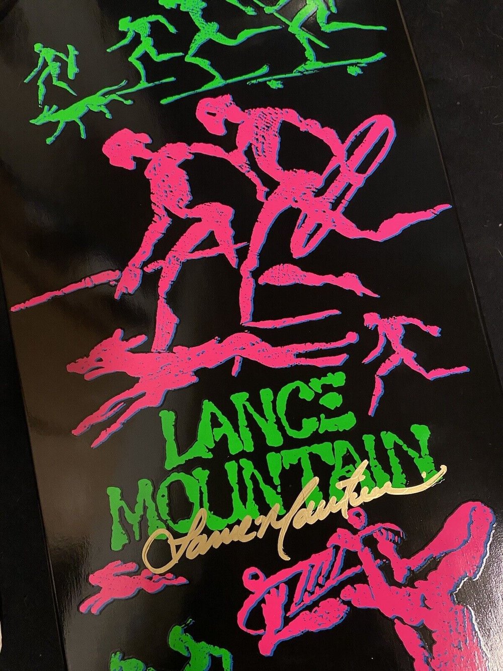 Signed Lance Mountain Bones Brigade Series 14 Autographed Skateboard Deck Powell Peralta