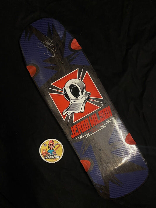 Signed Jeron Wilson Thank You Autographed Skateboard Deck Tony Hawk Parody