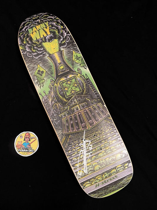 Signed Danny Way H Street Train Autographed Skateboard Deck Everslick