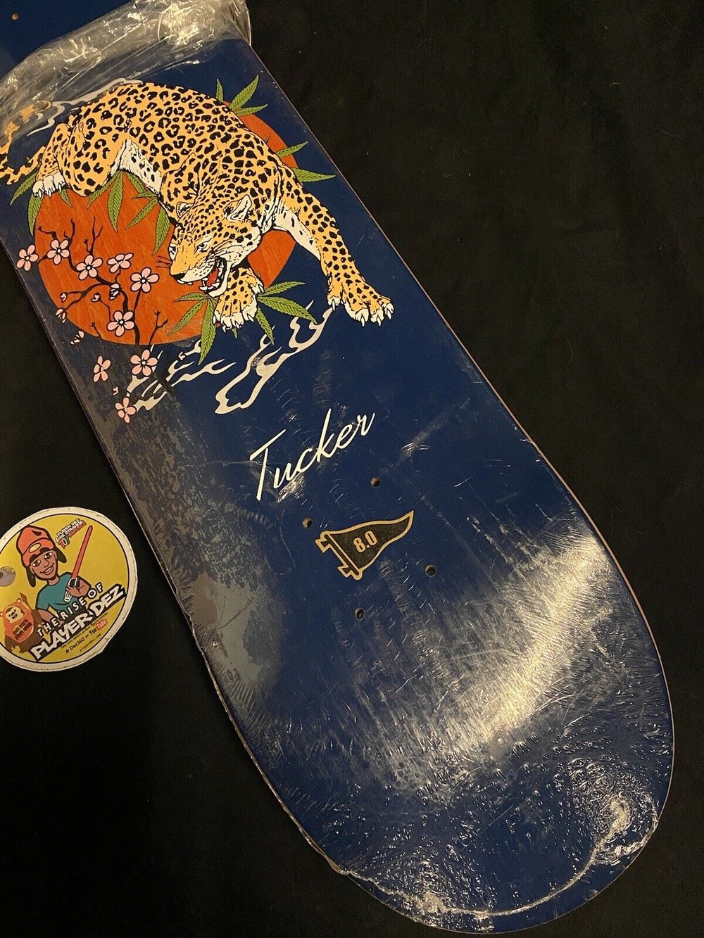 Signed Nick Tucker Primitive Autographed Skateboard Deck Jaguar Spirit Animal