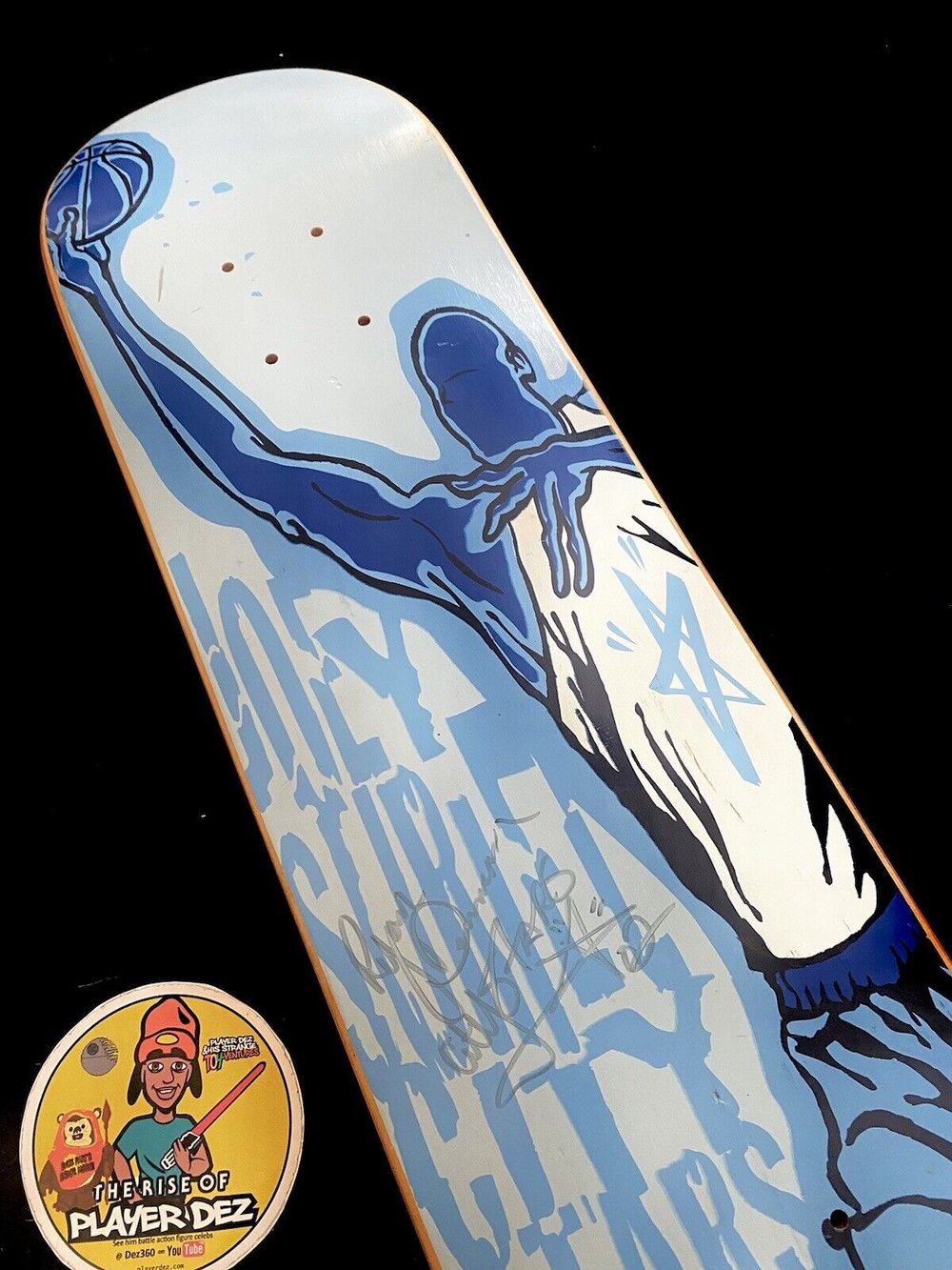 Signed Ryan Denman City Stars Autographed Skateboard Deck