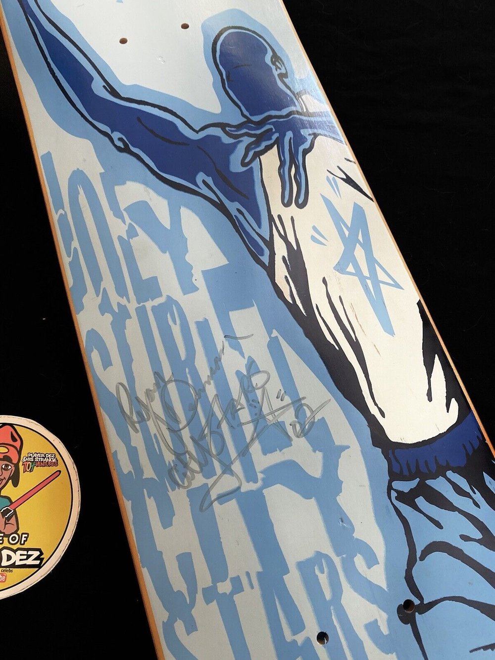 Signed Ryan Denman City Stars Autographed Skateboard Deck