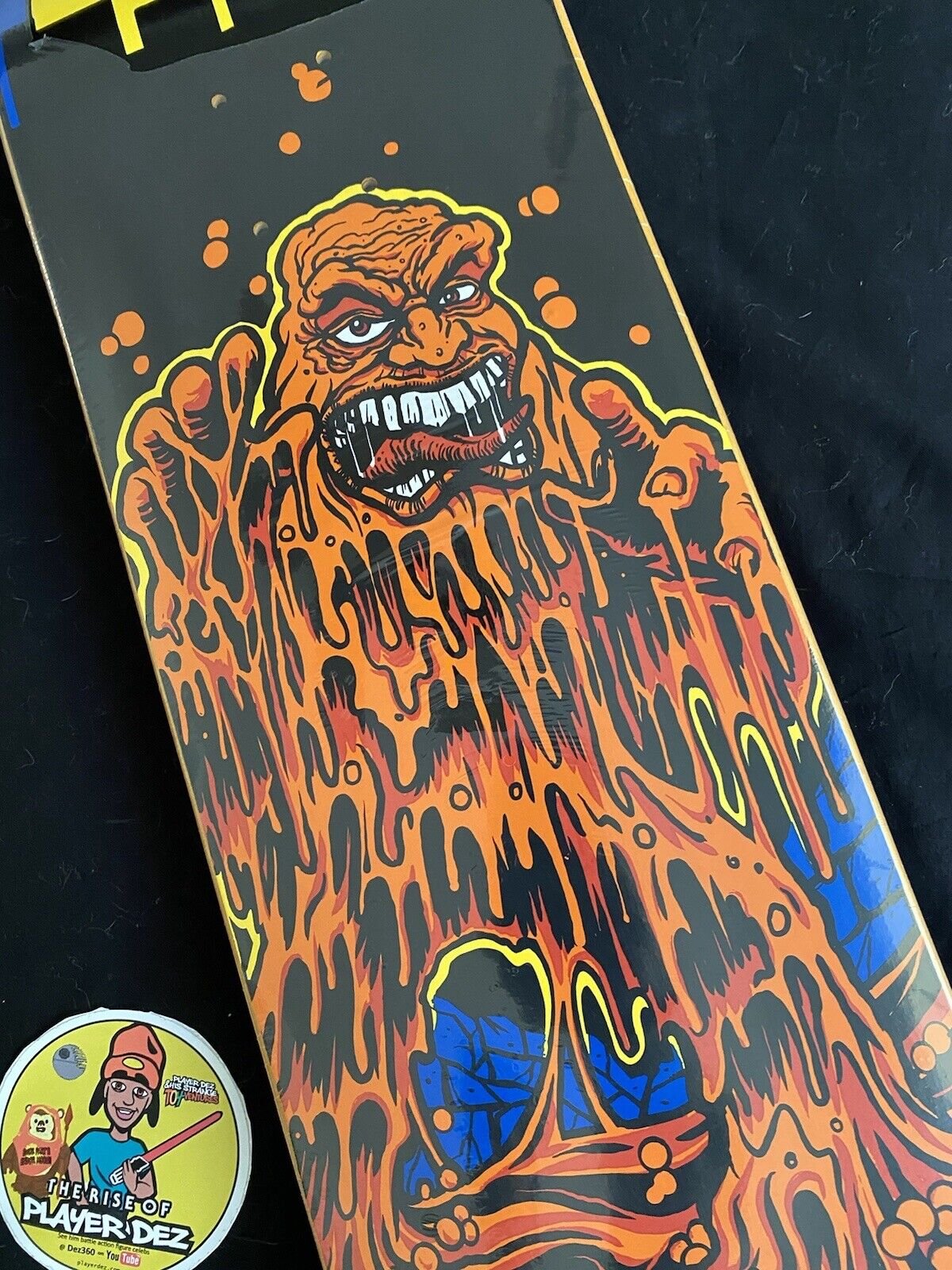 Signed Allen Losi Santa Cruz Schmitt Stix Autographed Skateboard Deck Muck Monster