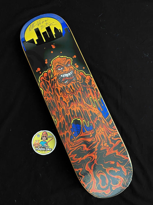 Signed Allen Losi Santa Cruz Schmitt Stix Autographed Skateboard Deck Muck Monster