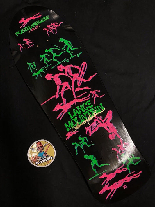 Signed Lance Mountain Bones Brigade Series 14 Autographed Skateboard Deck Powell Peralta