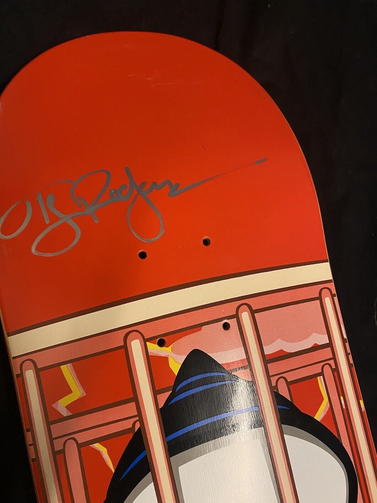 Signed TJ Rogers Blind Reaper Autographed Skateboard Deck Stuffed Animal