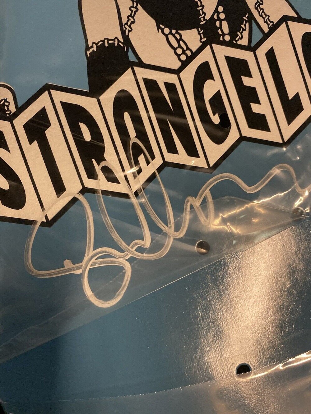 Signed Ray Barbee StrangeLove Autographed Skateboard Deck Classic Blue Sean Cliver