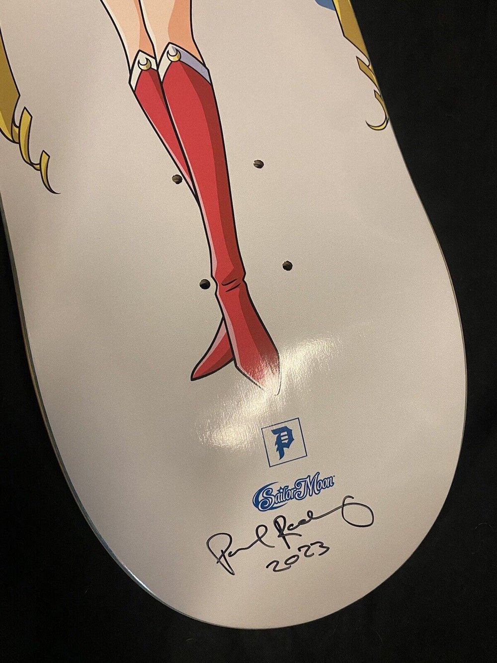 Signed Paul Rodriguez Primitive Sailor Moon Autographed Skateboard Deck Anime