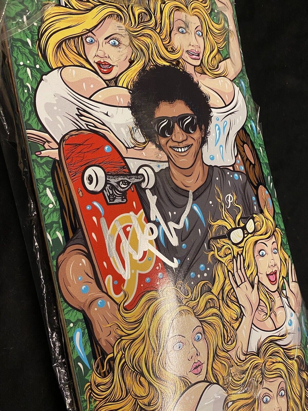 Signed Nick Tucker Debut Pro Primitive Autographed Skateboard Deck Splash Mountain