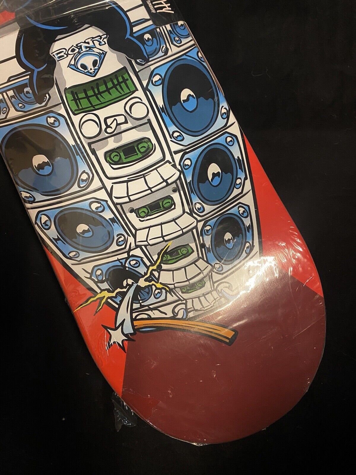 Signed TJ Rogers Blind Pro Model Autographed Skateboard Deck Reaper Boom Box