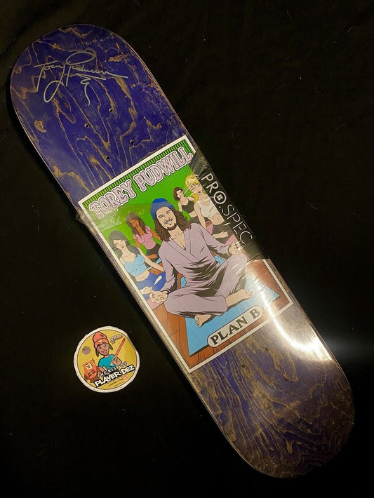 Signed Torey Pudwill Plan B Alter Ego Autographed Skateboard Deck