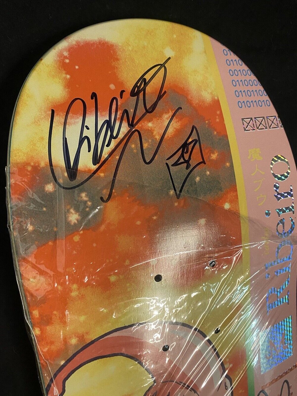 Signed Carlos Ribeiro Primitive Autographed Skateboard Deck Super Kid Buu Dragon Ball Z