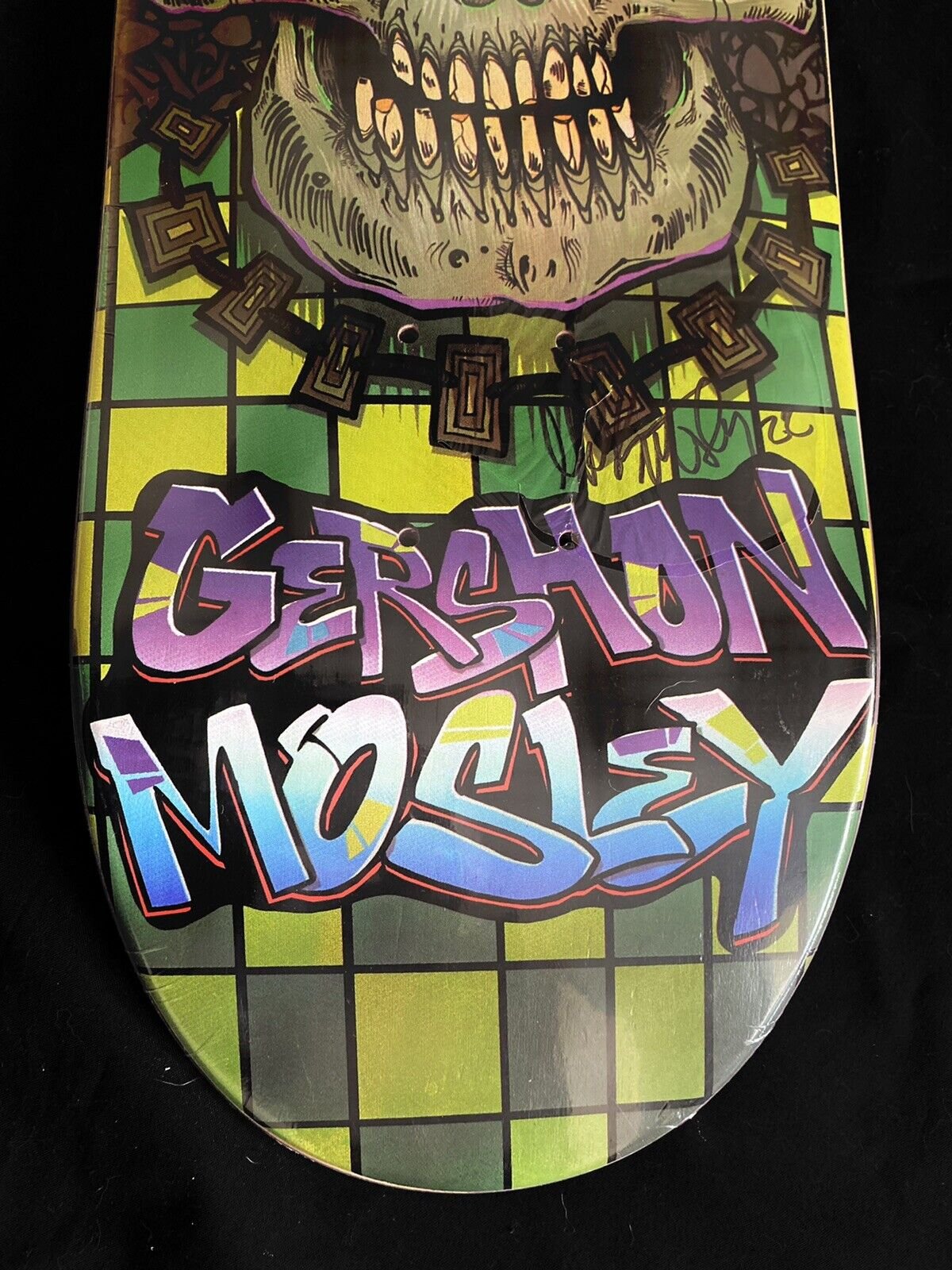 Signed Gershon Mosley LDRS Autographed Skateboard Deck