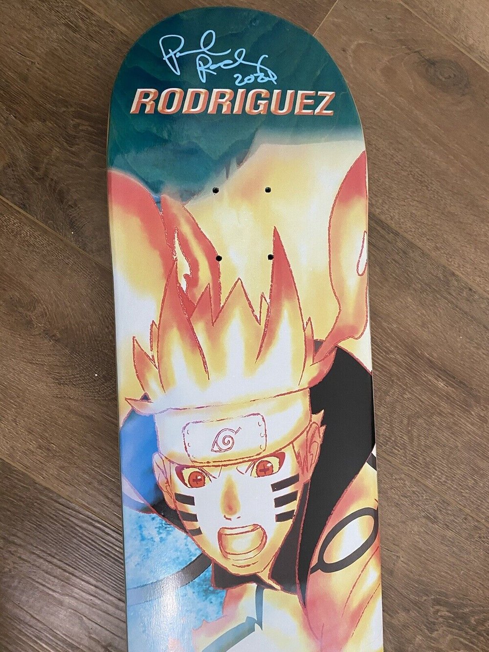 Signed Paul Rodriguez Primitive Naruto Chakra Autographed Skateboard Deck PROD Anime