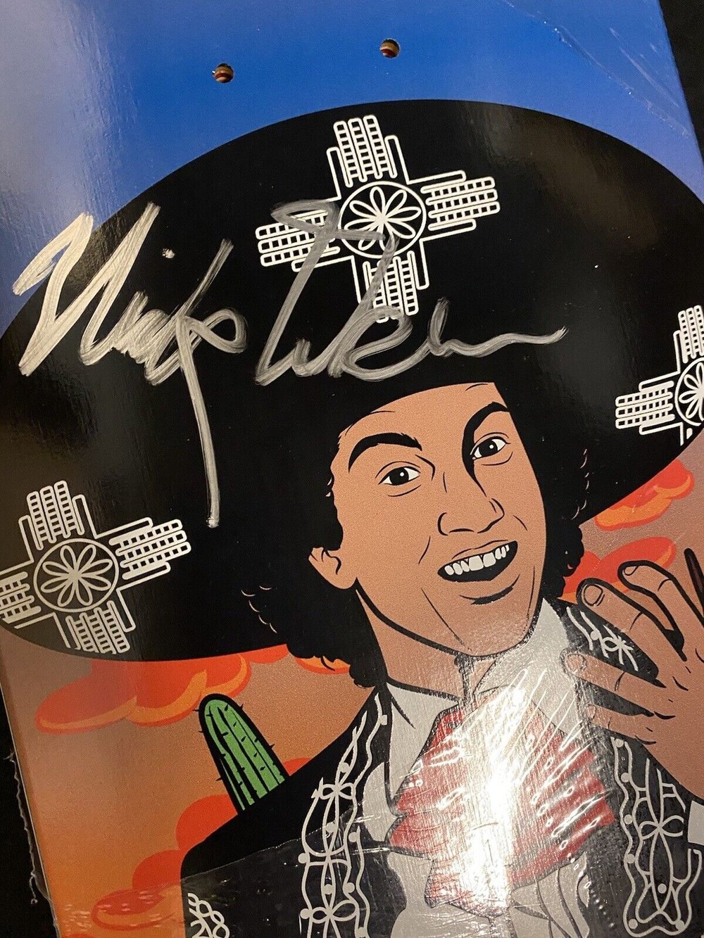 Signed Nick Tucker Primitive Autographed Skateboard Deck 3 Sombrero Amigos