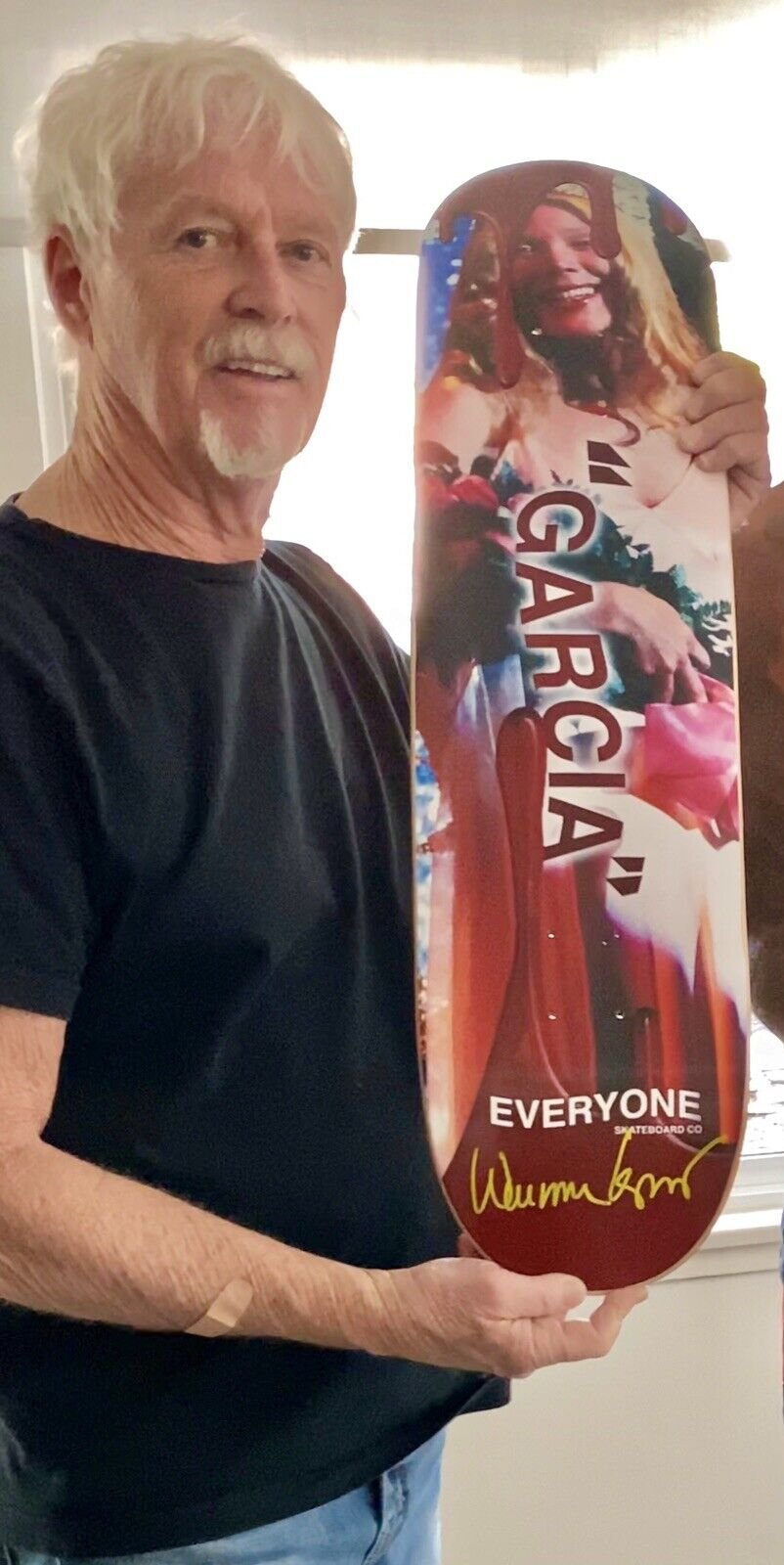 Signed WILLIAM KATT Al Garcia Everyone CARRIE Autographed Skateboard Deck 8.25 Halloween