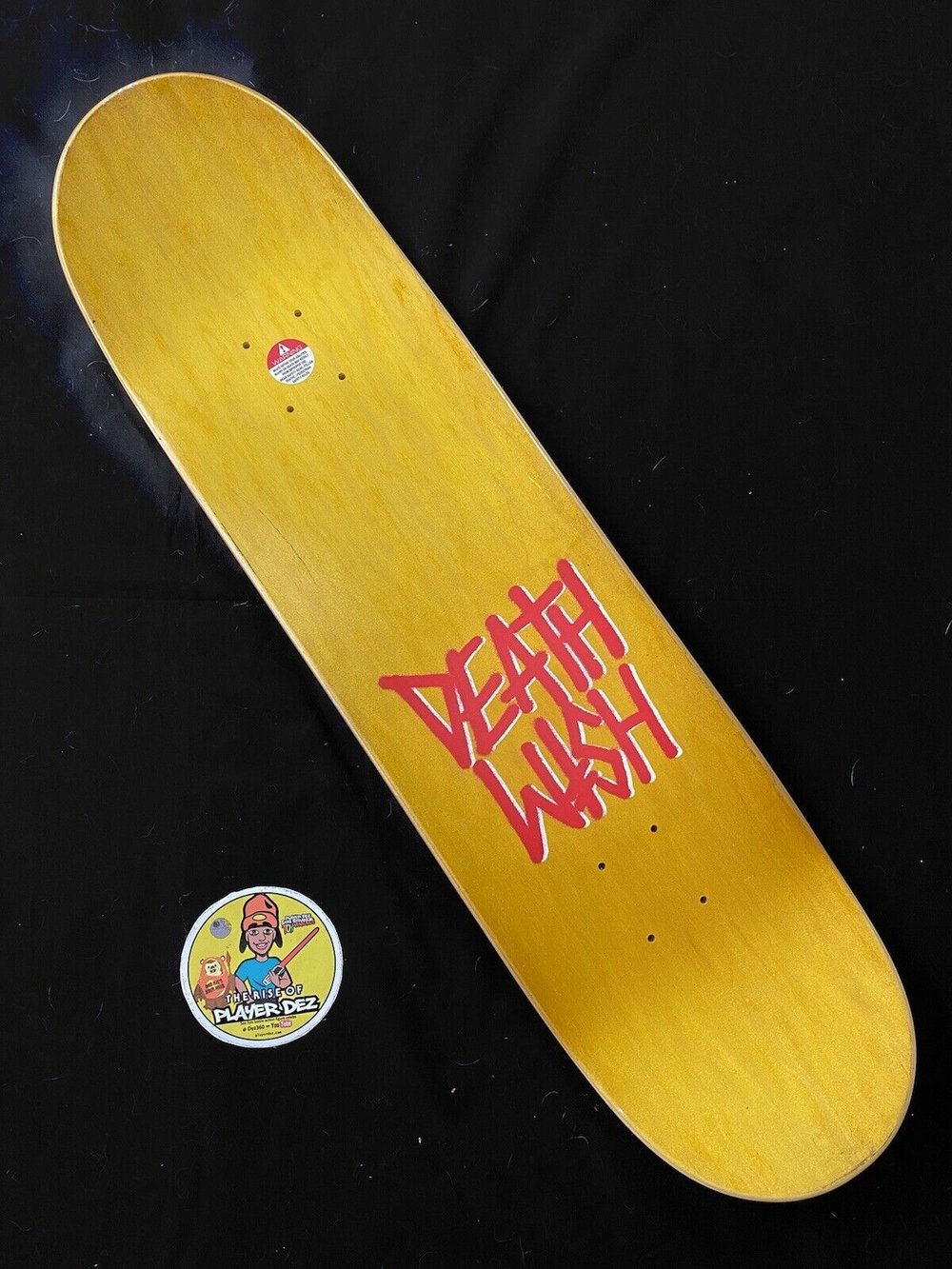 Signed Brian SLASH Hansen Deathwish Autographed Skateboard Deck Luckypot Trucking