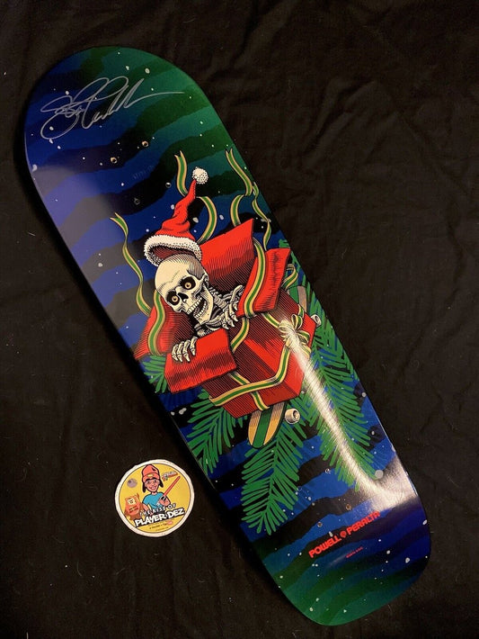 Signed Steve Caballero Holiday Ripper Powell Peralta Autographed Skateboard Deck 2015