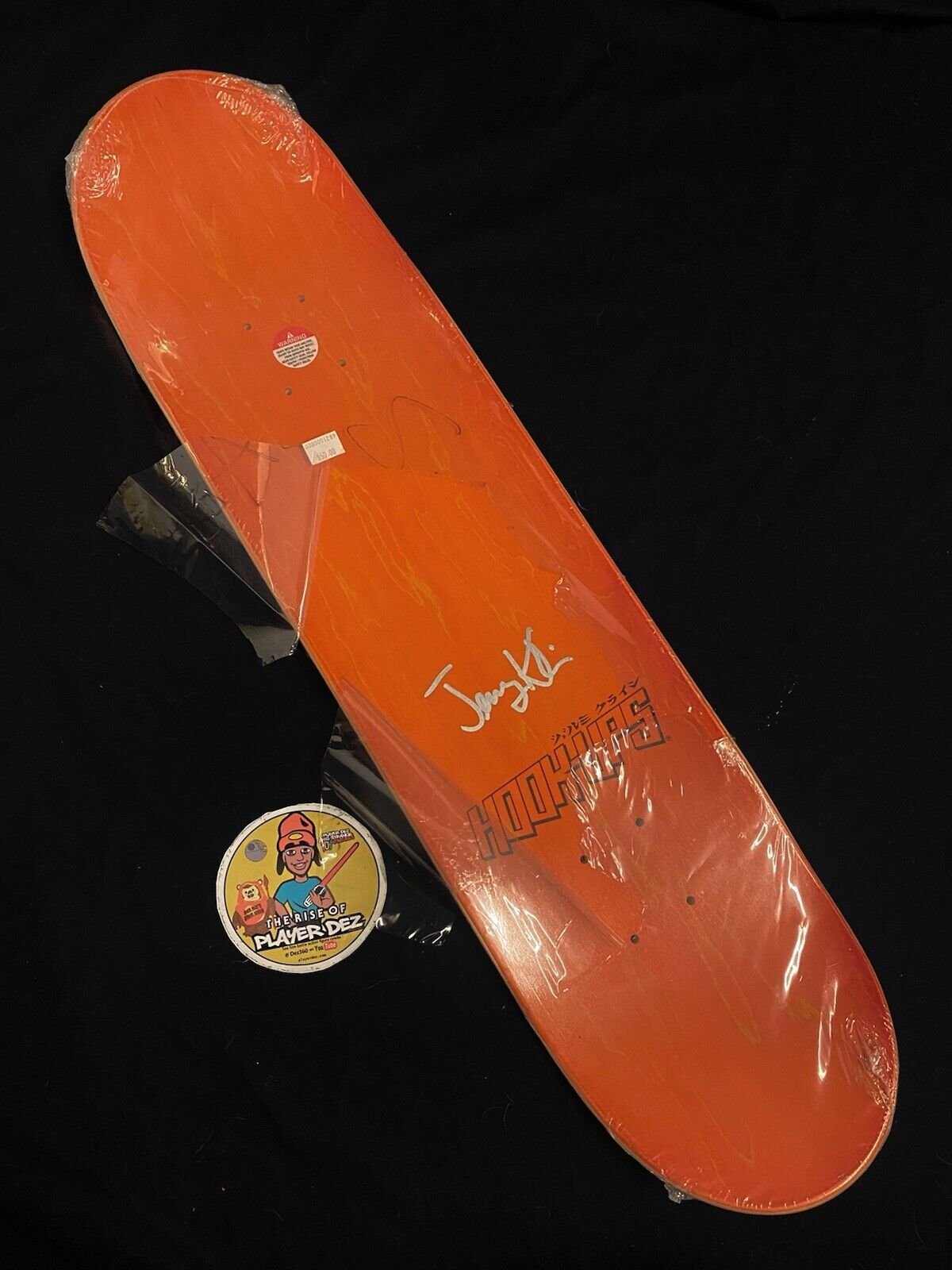 Signed Jeremy Klein Hook Ups Milk Drinking Akiko Autographed Skateboard Deck