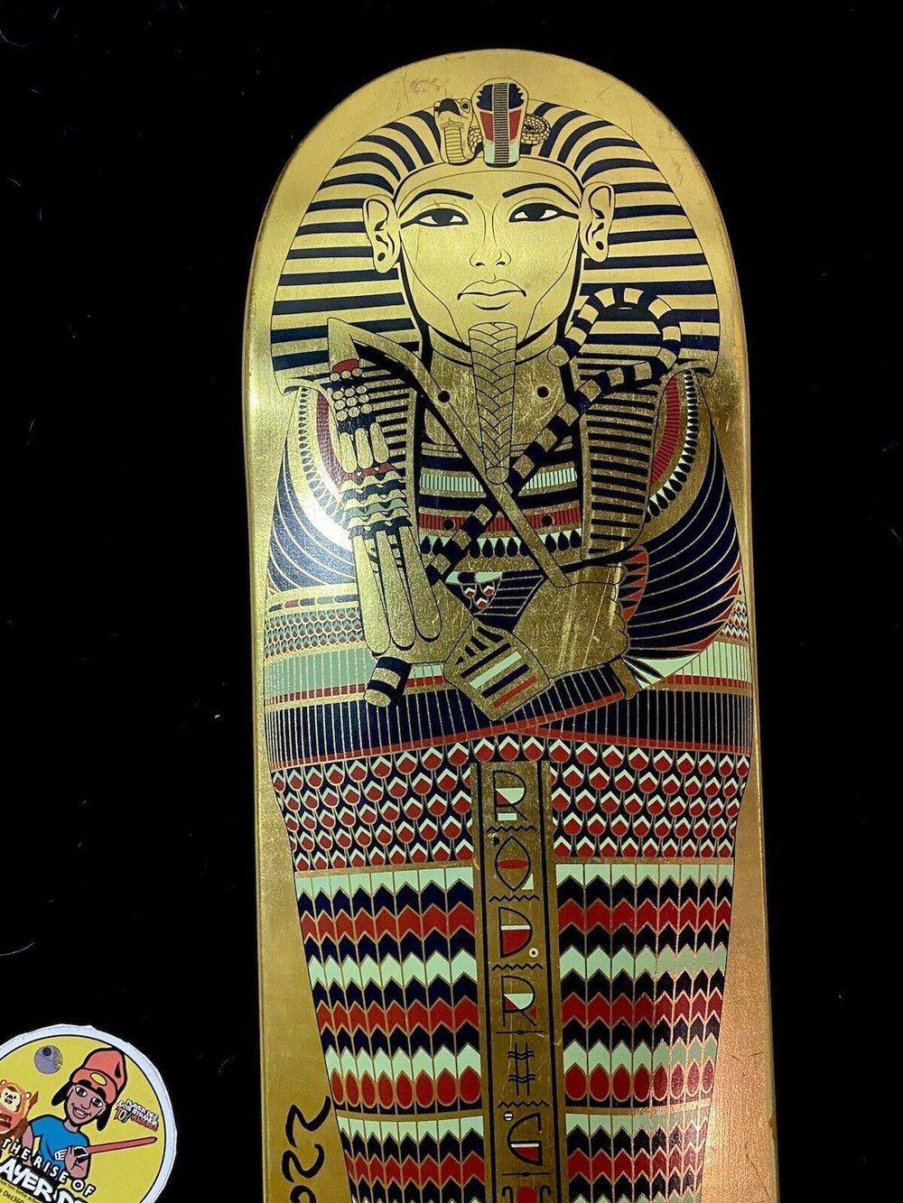 Signed Paul Rodriguez Primitive Autographed Skateboard Deck Egyptian Pharoah