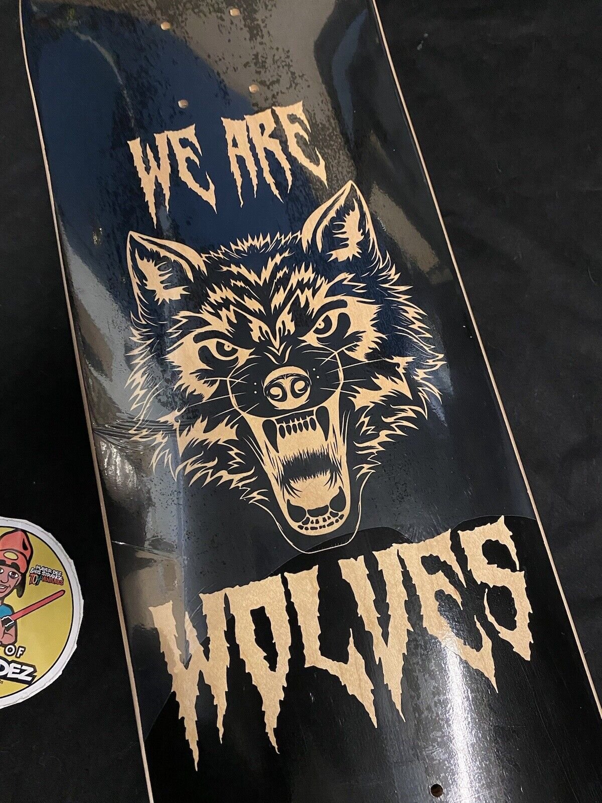 Signed Nick Tucker Unreleased 1 of 1 We Are Wolves Holographic Autographed Skateboard Deck