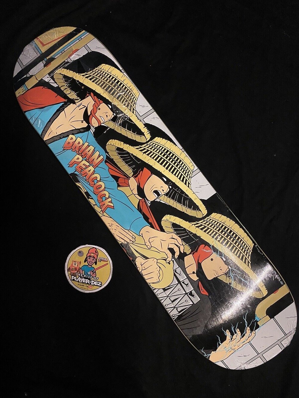 Signed Brian Peacock Primitive Autographed Skateboard Deck RAIDEN