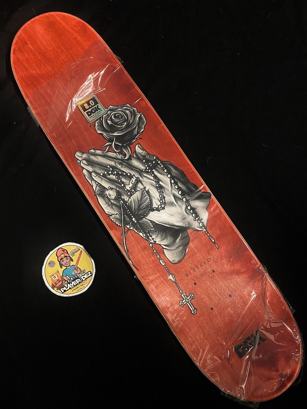 Signed Boo Johnson Stevie Williams DGK Autographed Skateboard Deck Lenticular Blessed