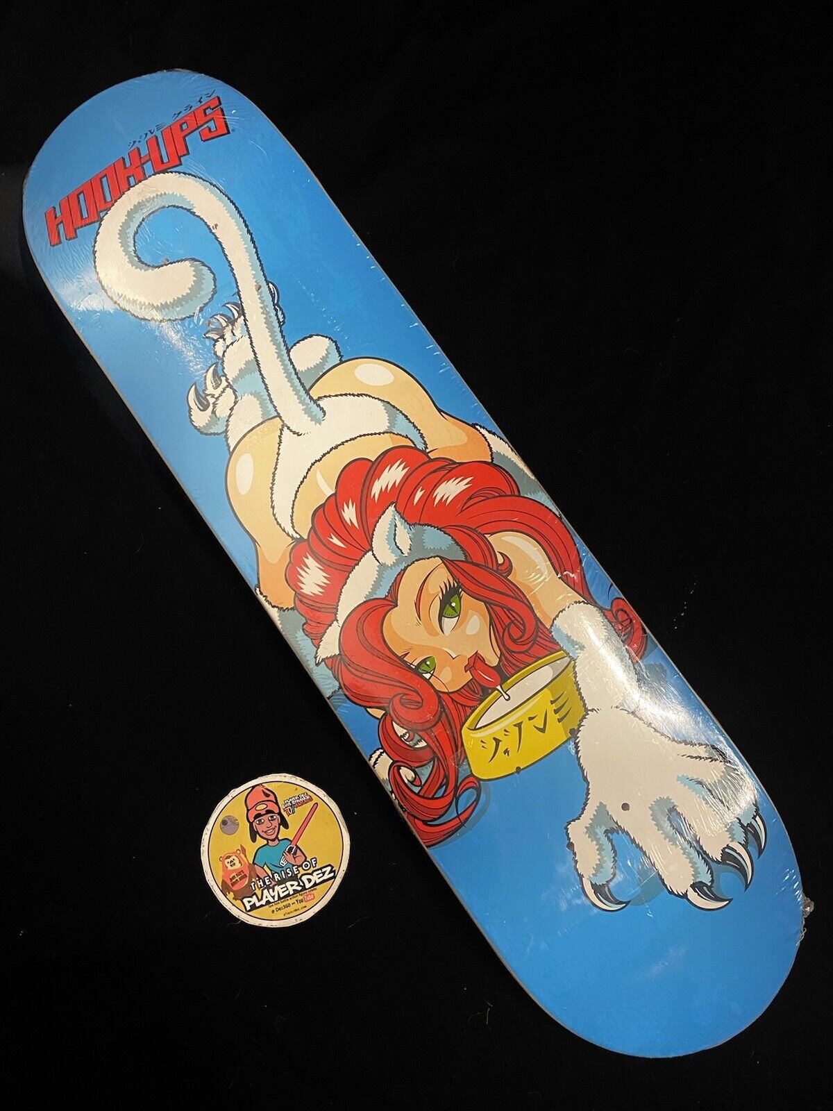 Signed Jeremy Klein Hook Ups Milk Drinking Akiko Autographed Skateboard Deck