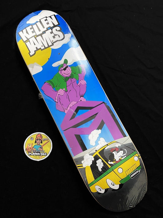 Signed Kellen James SK8MAFIA Grape Ape DooDoo Autographed Skateboard Deck