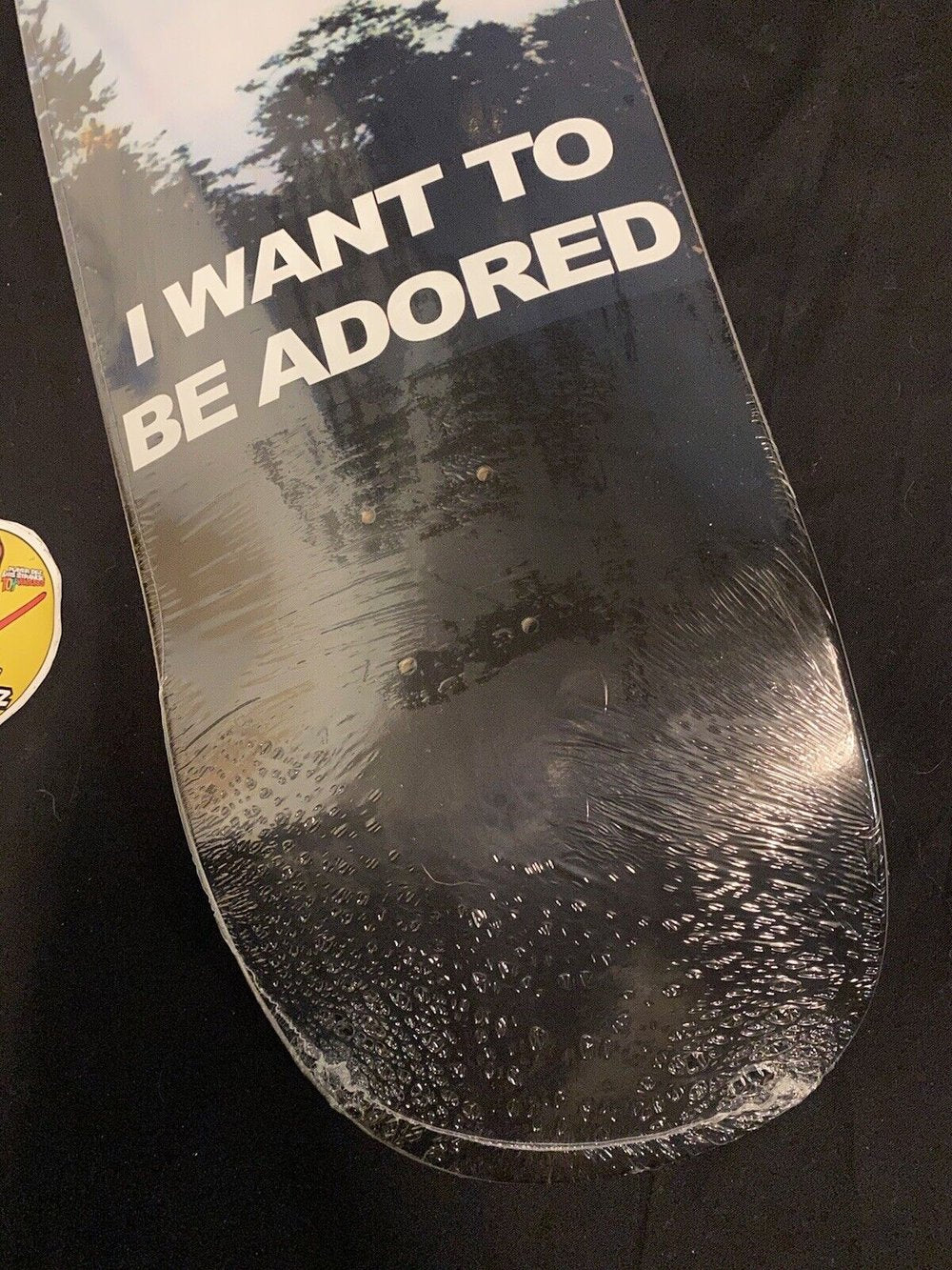 Signed Corey Duffel Adored UFO X Files Autographed Skateboard Deck I Want To Believe