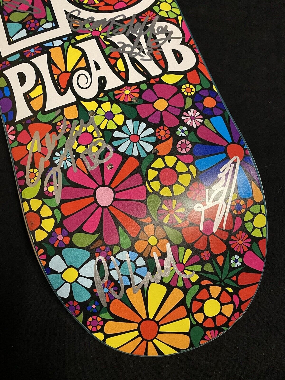 Signed Danny Way Colin McKay PJ Ladd Plan B Team Autographed Skateboard Deck