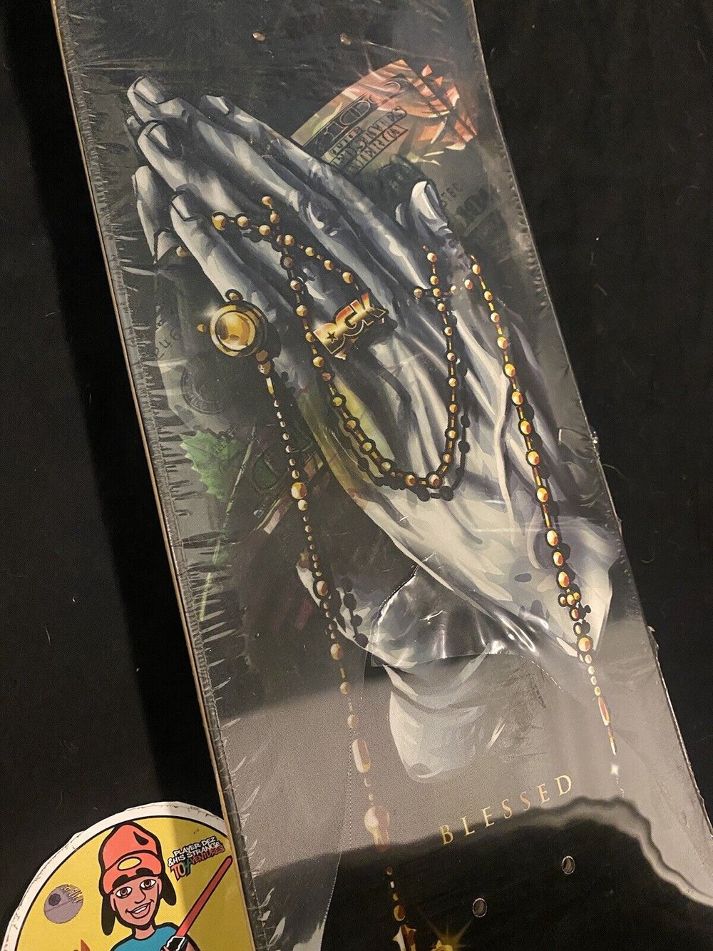 Signed Boo Johnson Stevie Williams DGK Autographed Skateboard Deck Lenticular Blessed