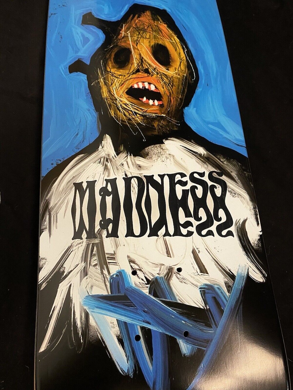 Signed Clay Kreiner Madness Self Portrait Shaped Autographed Skateboard Deck