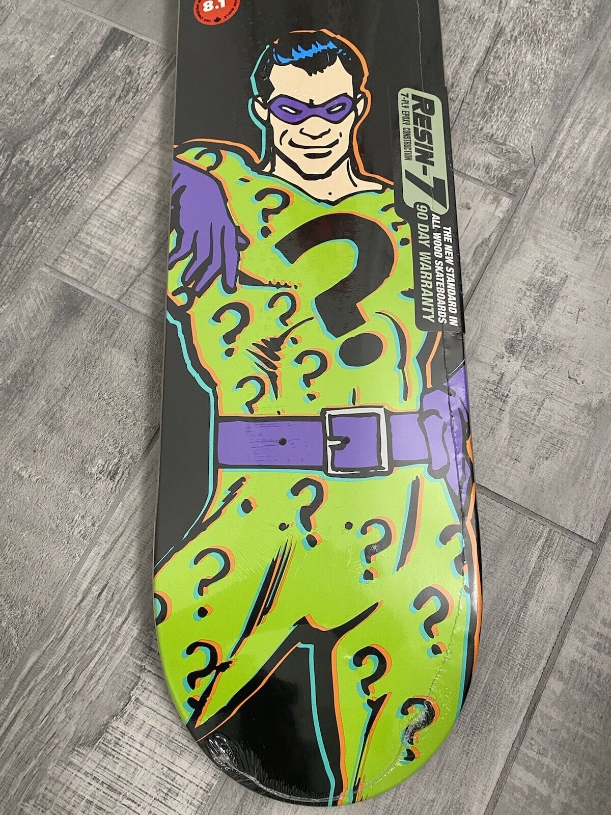 Signed Rodney Mullen Almost Riddler Autographed Skateboard Deck