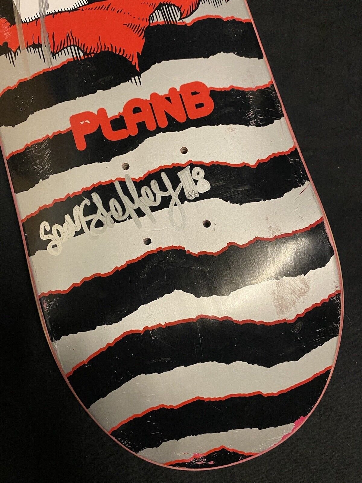 Signed Danny Way & Sean Sheffey Plan B Autographed Skateboard Deck