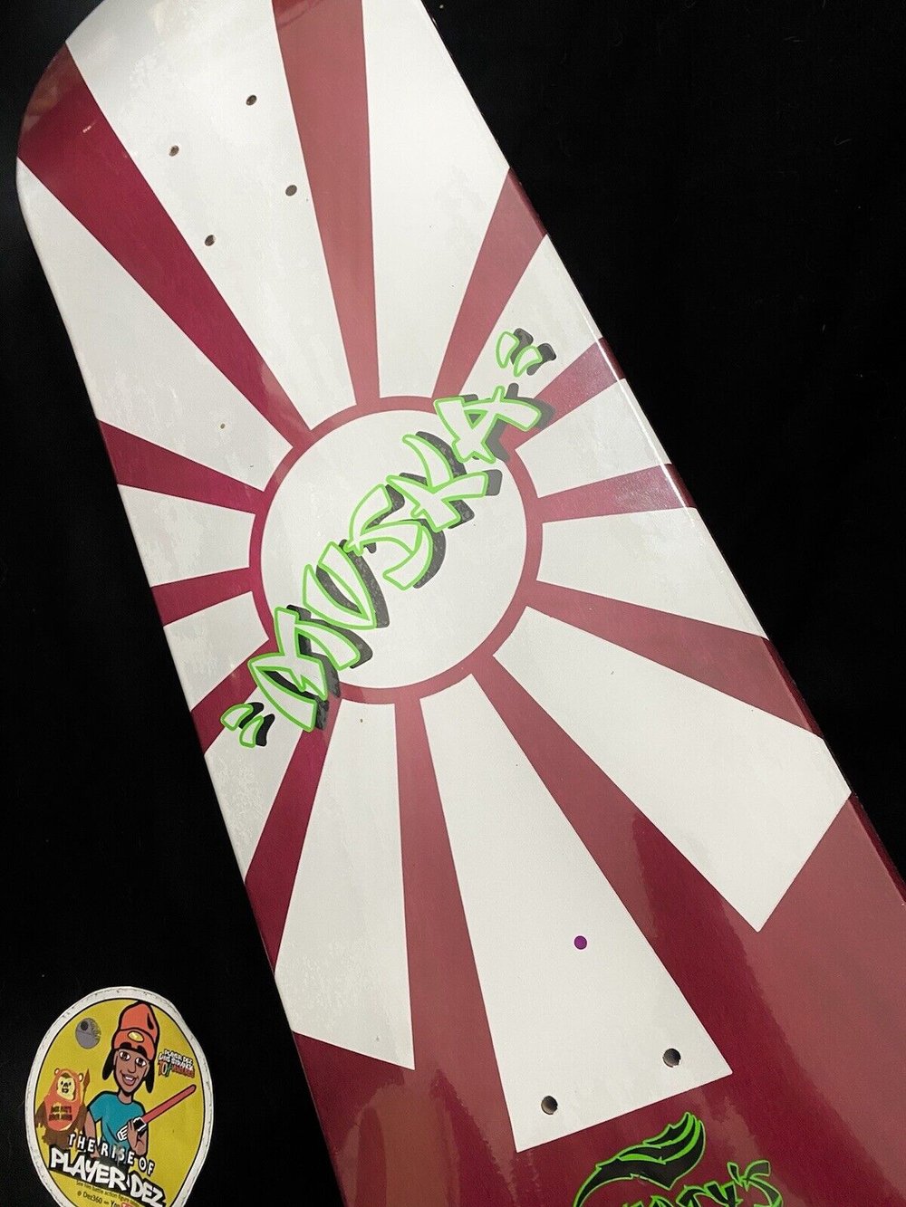 Signed Chad MUSKA FOREVER Shorty’s Rising Sun Autographed Skateboard Deck