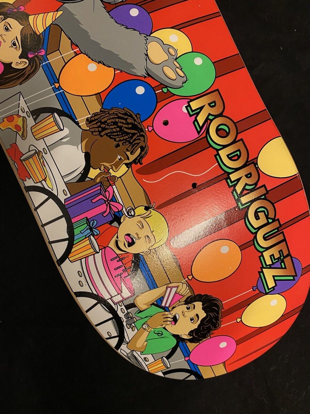 Signed Nick Tucker Primitive Chuck E Cheese Autographed Skateboard Deck SLICK EDITION