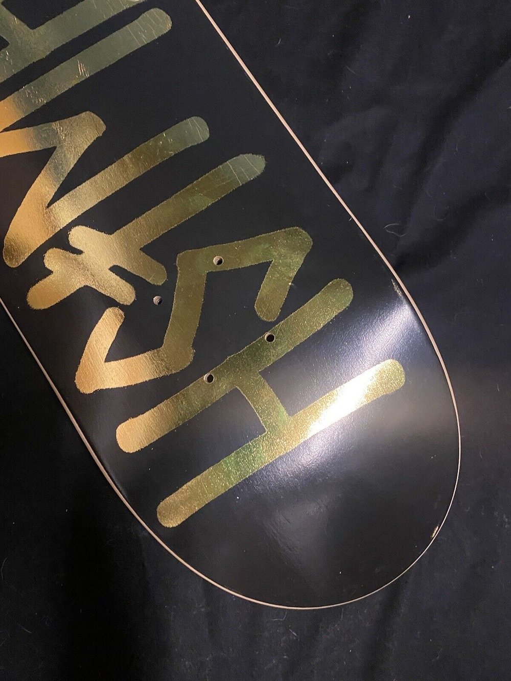 Signed Jamie Foy Deathwish Autographed Skateboard Deck Gold Credo