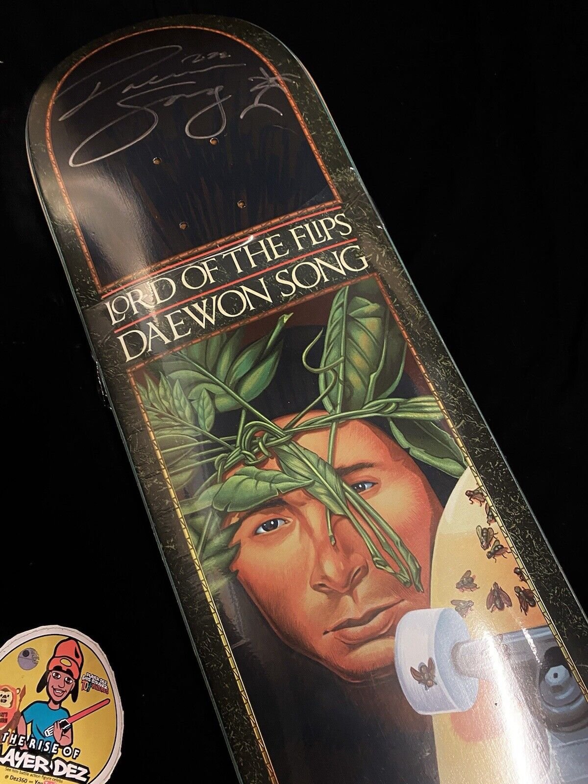 Signed Daewon Song Thank You Autographed Skateboard Deck Lord Of The Flips